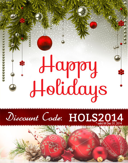 Holidays Discount Code HOLS2014